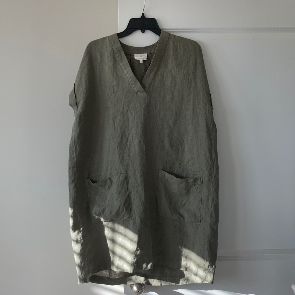 Brand New Loft Lou & Grey 100% Linen Dress